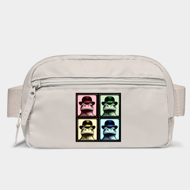 Toad Wearing Bowler Hat, in four colors by Luxinda