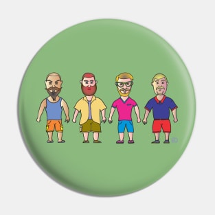 4 Buddies Pin