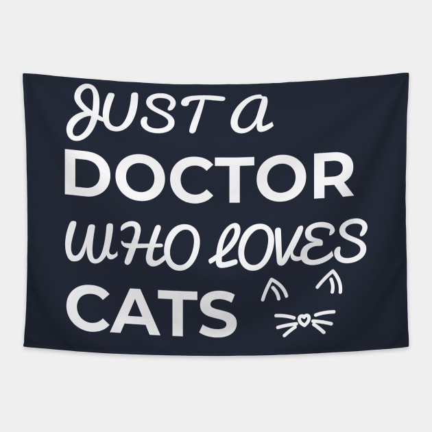 doctor cat Tapestry by Elhisodesigns