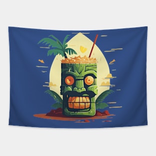 Tiki Drink Tapestry