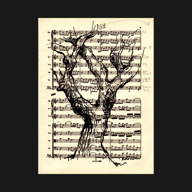 Handel Water Music Tree #3 by tranquilwaters