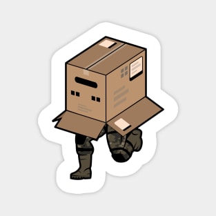 Big Boss Sneaking in Box - Metal Gear Solid 3 Magnet