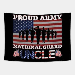 Proud Army National Guard Uncle Tapestry