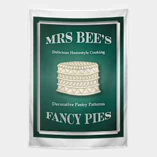 Vintage Style Poster for the Pie Lover Mrs Bee's Fancy Pies Tapestry