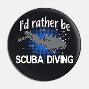Scuba Diving Diver Gifts Pin