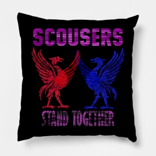 Scousers Stand Together Pillow