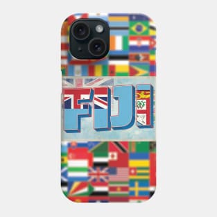 Fiji vintage style retro souvenir Phone Case