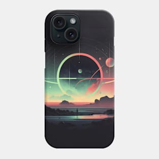 Sci fi space art Phone Case