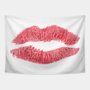 Kiss Lipstick Tapestry