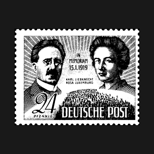 Rosa Luxemburg and  Karl Liebknecht by truthtopower