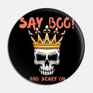 Say boo and scary on Pin