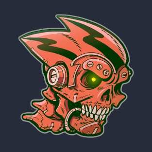 Crimson Skull Bot T-Shirt