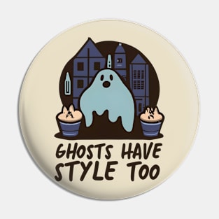 Ghosts have style too Pin