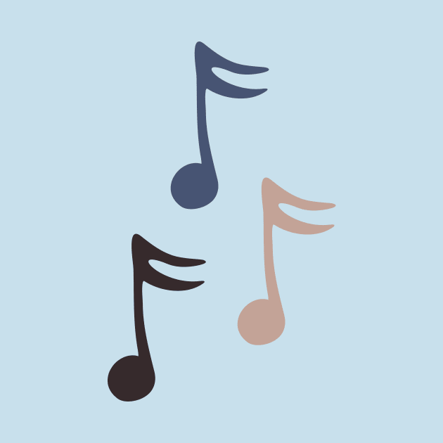 Elegant Music Notes by XOOXOO