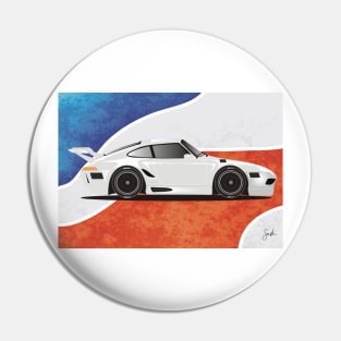 Scenic - German Cup Racer -  White Pin