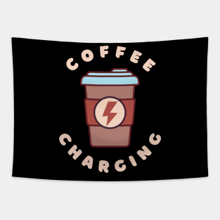 Coffee Charging Tapestry