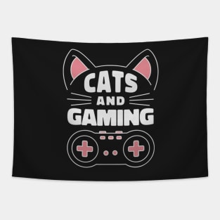 Cats and gaming Tapestry