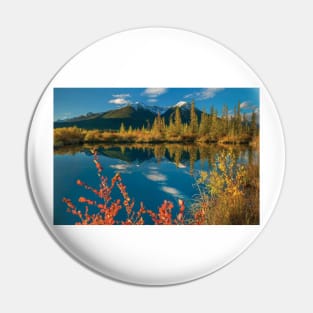 Peaks Sundance Range Vermilion Lakes Banff National Park Pin