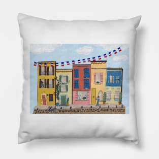 Summer in Côte d'Azur France Pillow