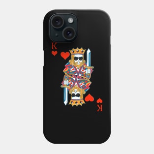 King of Hearts Poker Card Phone Case