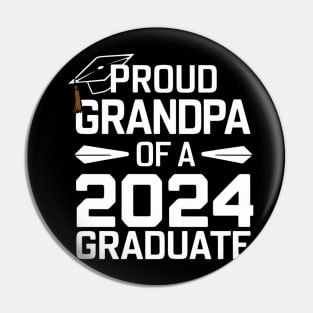 Proud Grandpa of a 2024 Graduate Senior Class Family Graduation Pin