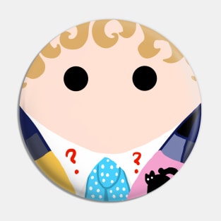 Minimalistic Sixth Doctor Pin