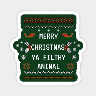 Merry Christmas Ya Filthy Animal Magnet