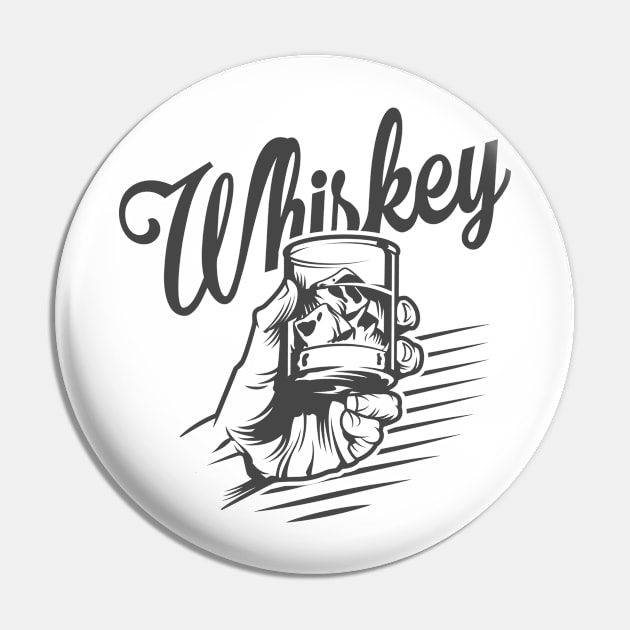 Whiskey Time Pin by evolet store