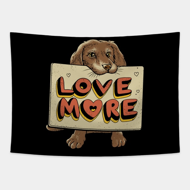 Love More Tapestry by Vincent Trinidad Art