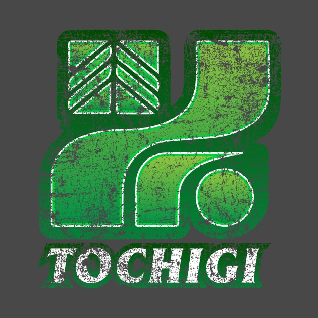 Tochigi Prefecture Japanese Symbol Distresed by PsychicCat