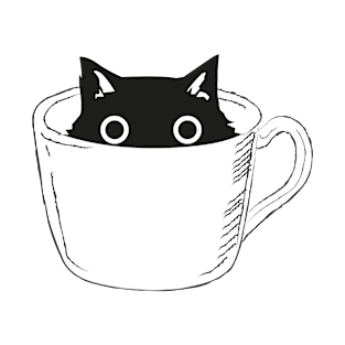 Cup cat T-Shirt