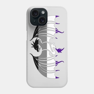 Asexual Pride Dragon Phone Case