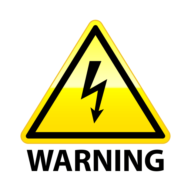 High Voltage Warning Sign Graphic by dcohea