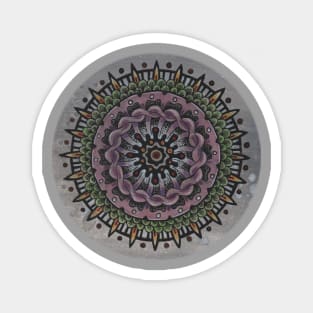 Cell Growth Mandala T-shirt Magnet