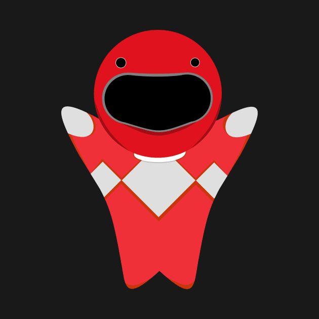 mini red ranger by prettyguardianstudio