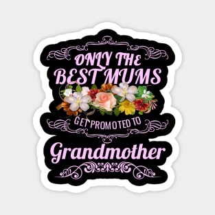 Only The Best Mums Get Promoted To Grandmother Gift Magnet