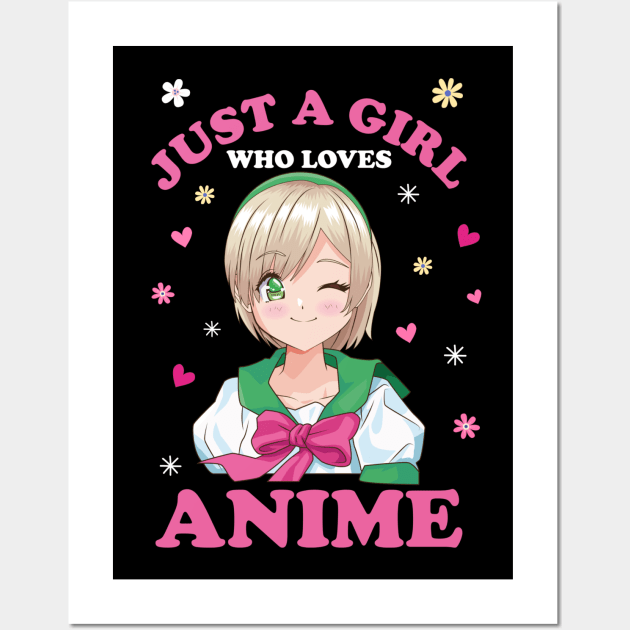 Just A Girl Who Loves Anime Gifts For Teen Girls Anime Throw