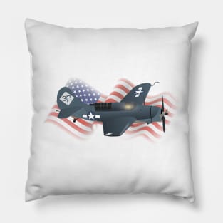 SB2C Helldiver / A-25 Shrike WW2 Airplane Pillow