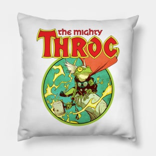 Frog of Thunder (Alt Print) Pillow