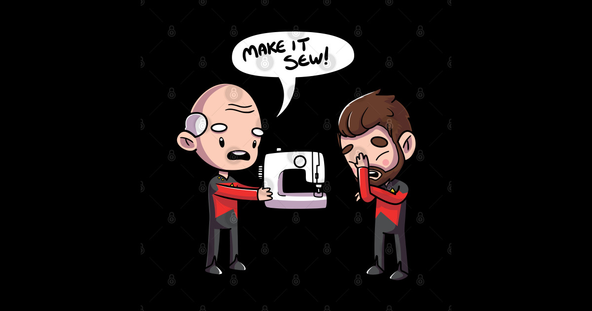 Make It Sew - Make It Sew - Sticker | TeePublic