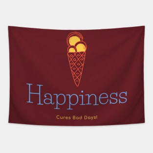 Ice Cream – Happiness, Cures Bad Days! Tapestry