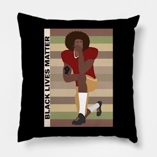 BLM Football Player Pillow