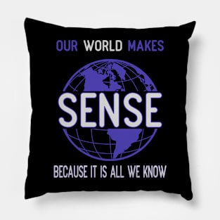 Our world makes sense because it is all we know Pillow