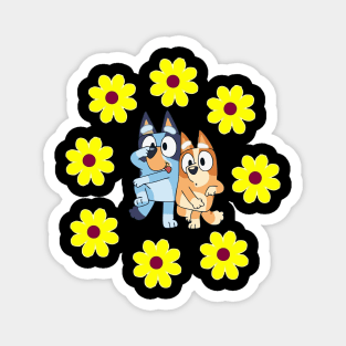 BLUEY FLOWER Magnet