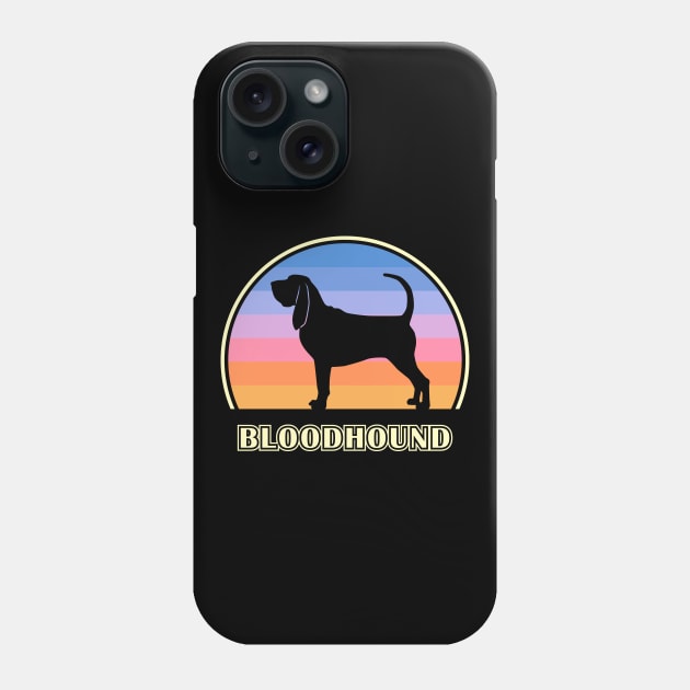 Bloodhound Vintage Sunset Dog Phone Case by millersye