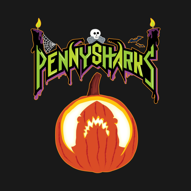 It's the Great Penny, Penny Shark! With Jack O'range outline (for light shirts) by PennySharksOfficial