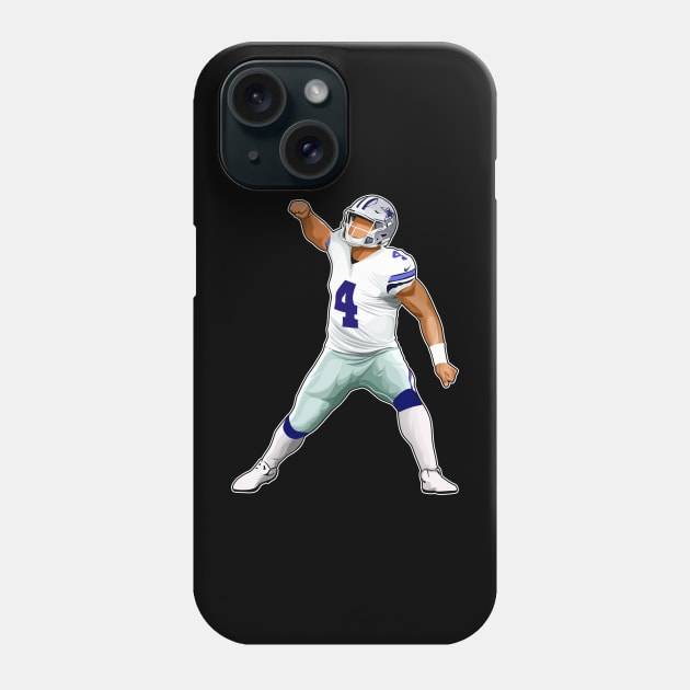 DakP#4 In Action Phone Case by 40yards