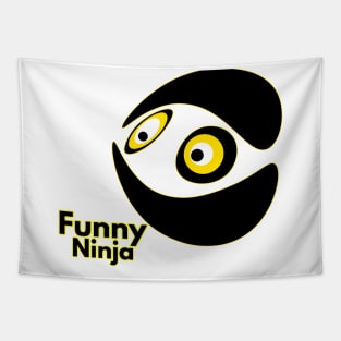 Funny Ninja Tapestry