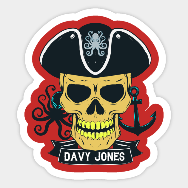 Davy Jones Pirate Skull