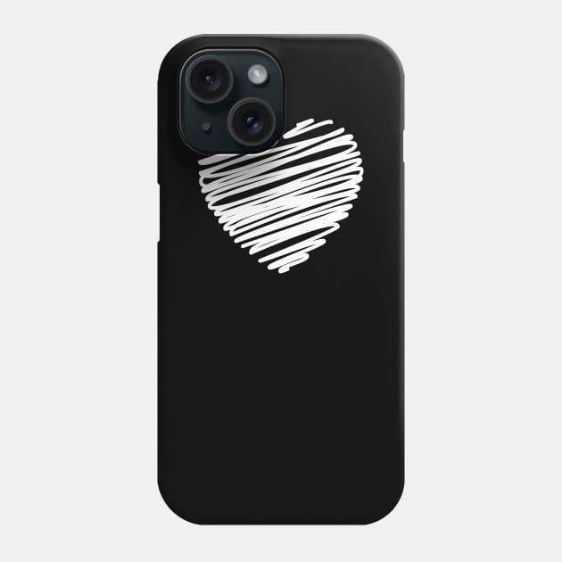 Heart shape design for valentines day gift Phone Case by KazSells